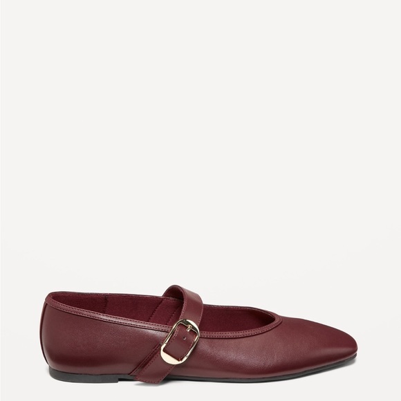 NWT Chic Clove / Burgundy Mary Jane Flats - Picture 4 of 8